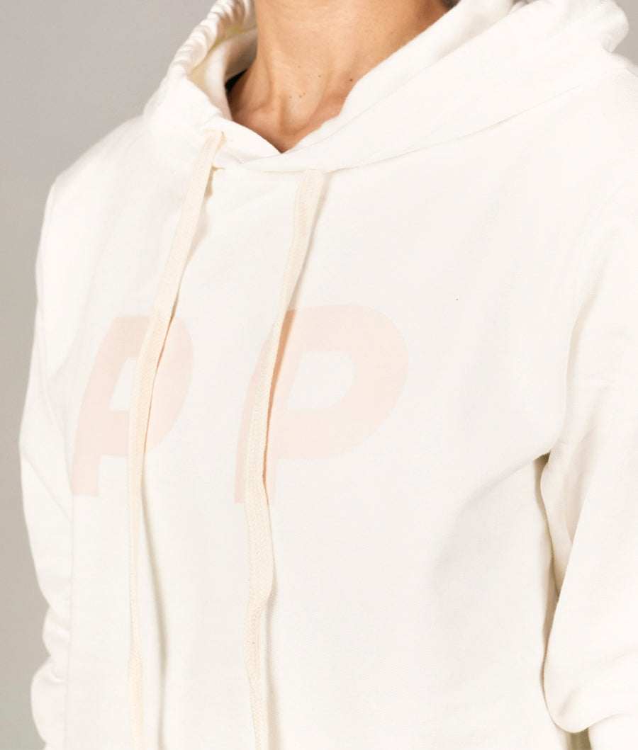 Hoodie PP White and Pink