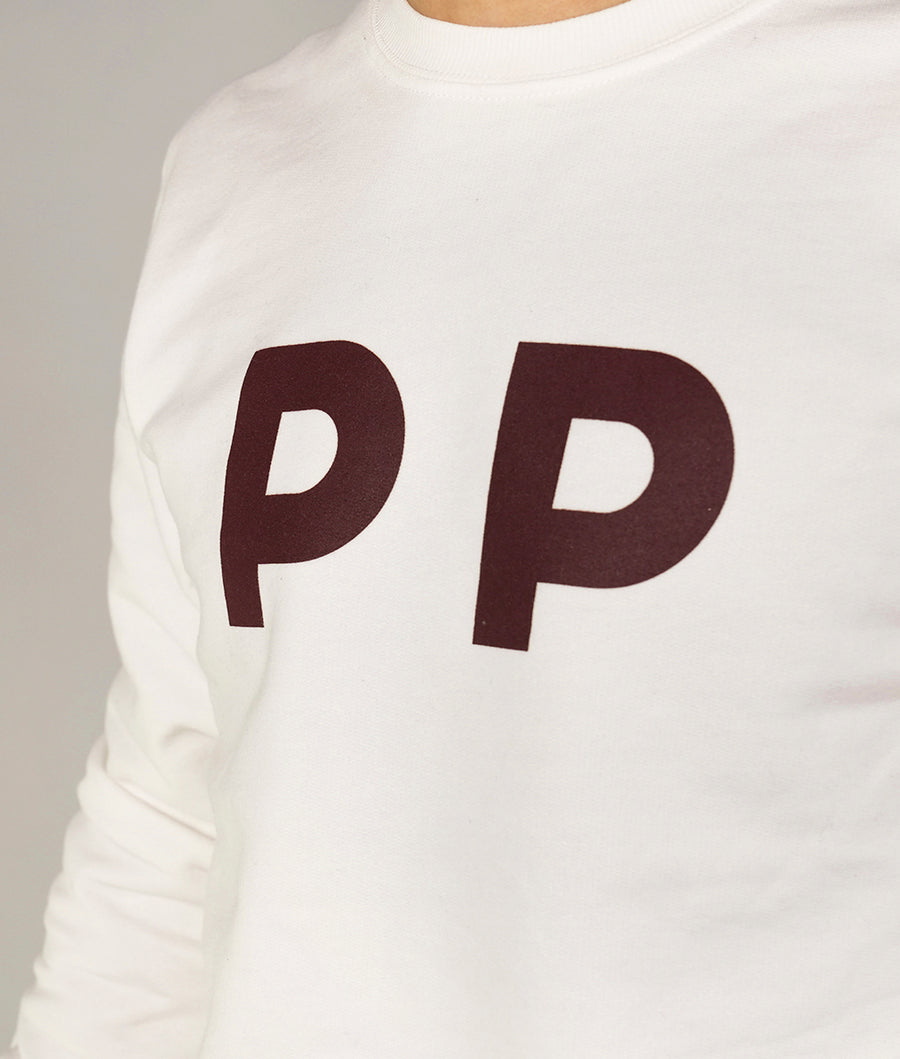 Sweatshirt PP White and wine