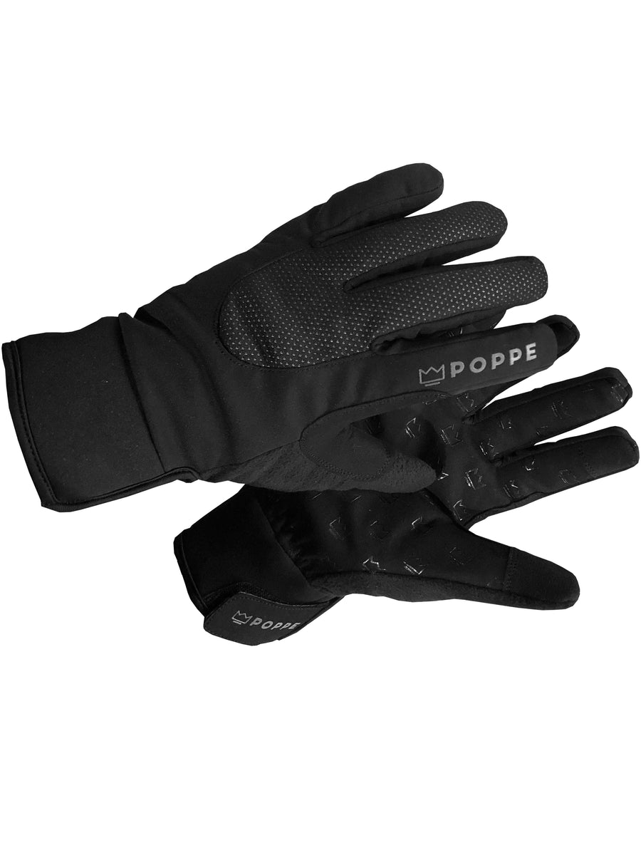Deep Winter All Black Gloves