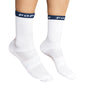 White Navy Blue Poppe Socks